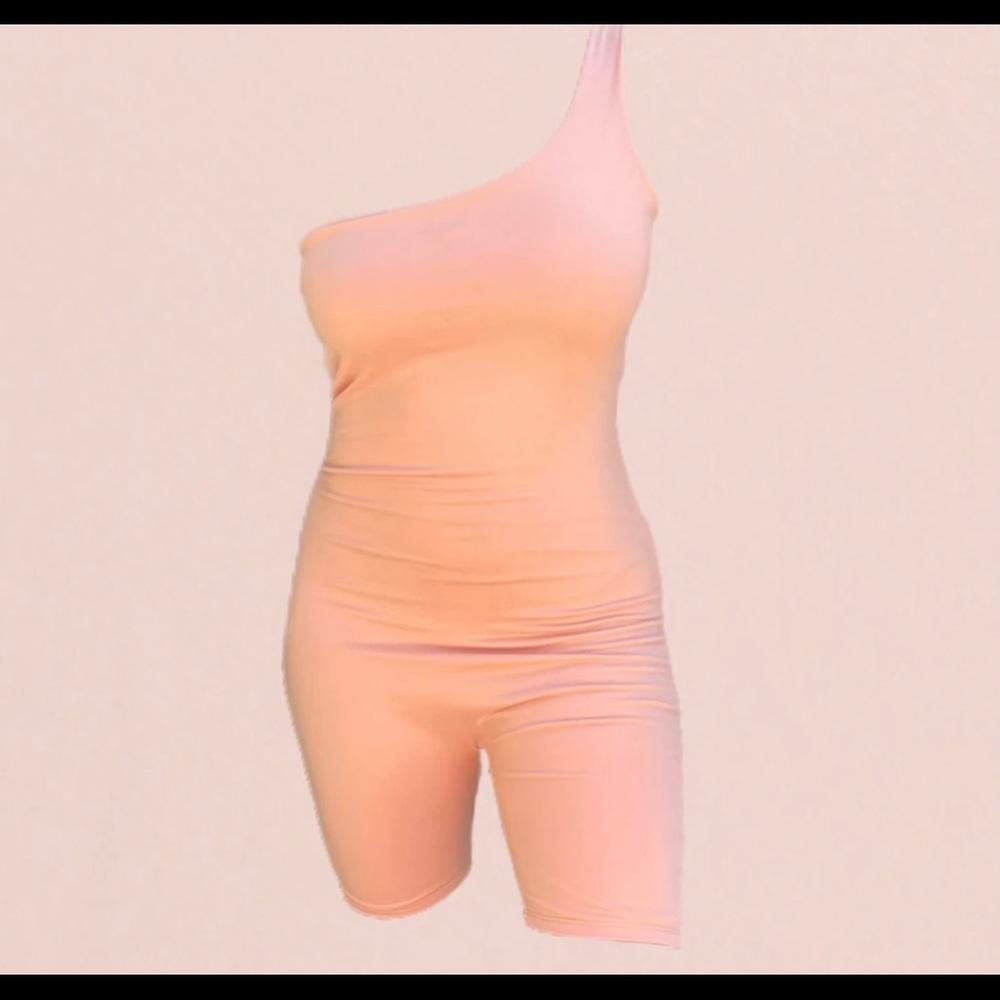 Peach romper